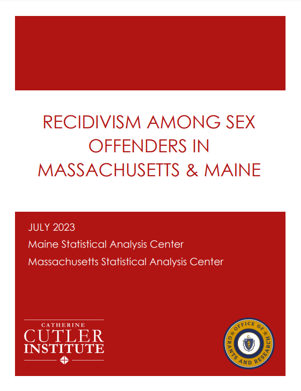 Recidivism Among Sex Offenders in Massachusetts and Maine report cover